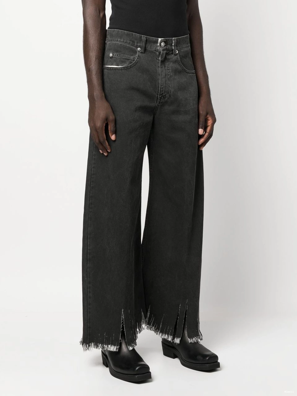 Cheap leg wide fringed jeans Alanui Women 0819